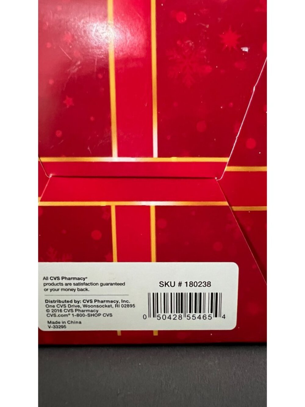 Glass Ornament Red Finial Snowflake Rhinestones 3.94" Boxed - Picture 4 of 4